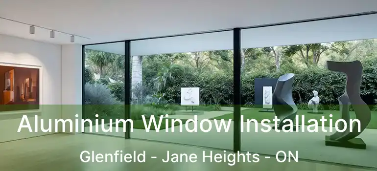  Aluminium Window Installation Glenfield - Jane Heights - ON