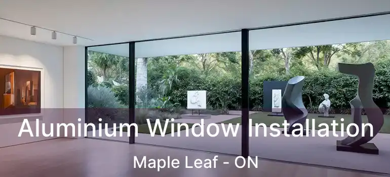  Aluminium Window Installation Maple Leaf - ON