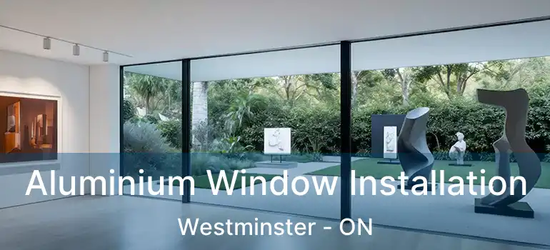  Aluminium Window Installation Westminster - ON