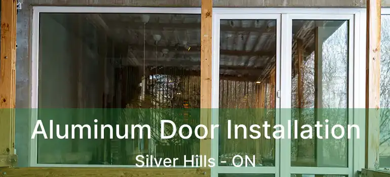  Aluminum Door Installation Silver Hills - ON