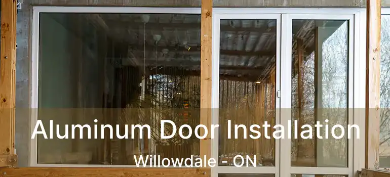  Aluminum Door Installation Willowdale - ON
