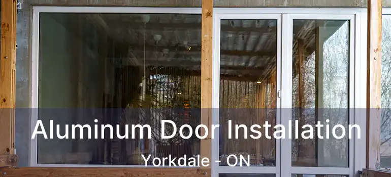  Aluminum Door Installation Yorkdale - ON