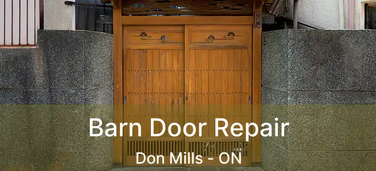  Barn Door Repair Don Mills - ON