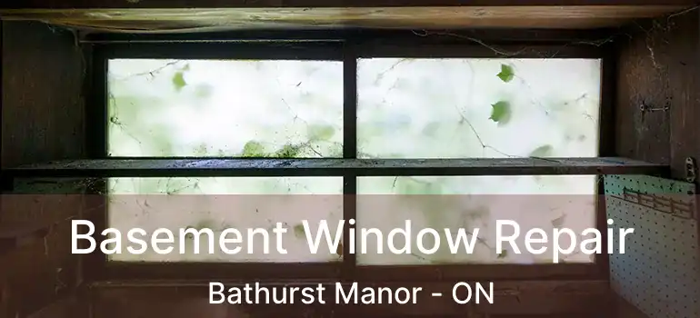  Basement Window Repair Bathurst Manor - ON