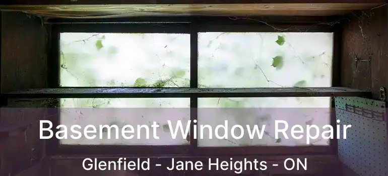  Basement Window Repair Glenfield - Jane Heights - ON
