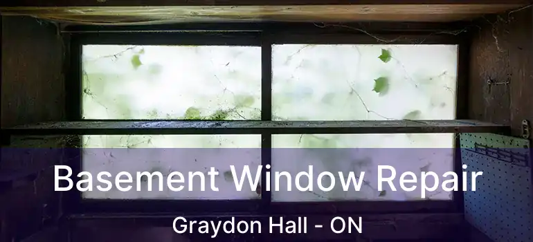  Basement Window Repair Graydon Hall - ON