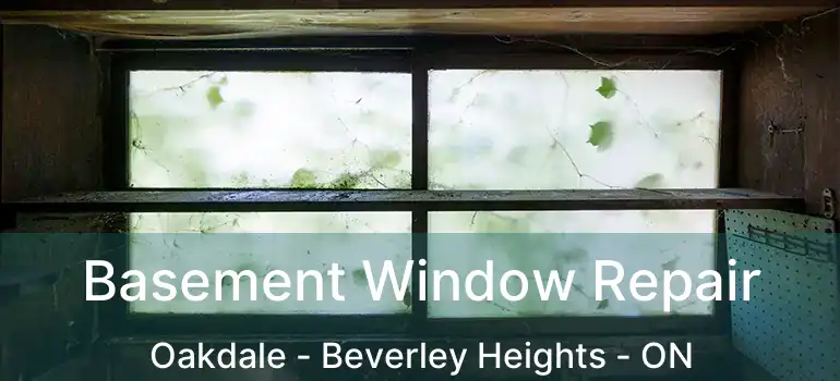  Basement Window Repair Oakdale - Beverley Heights - ON
