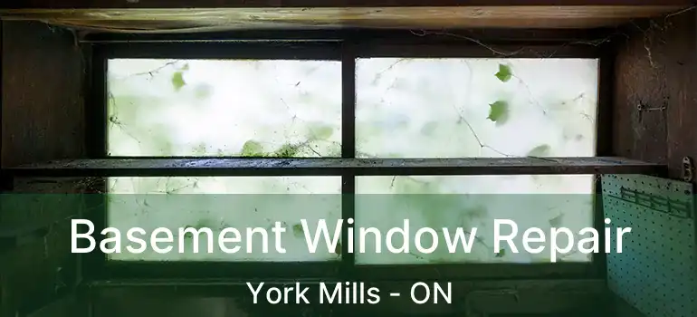  Basement Window Repair York Mills - ON