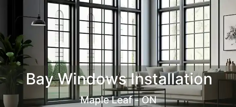  Bay Windows Installation Maple Leaf - ON