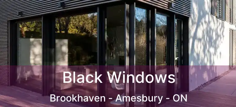  Black Windows Brookhaven - Amesbury - ON