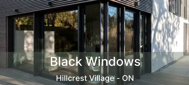  Black Windows Hillcrest Village - ON
