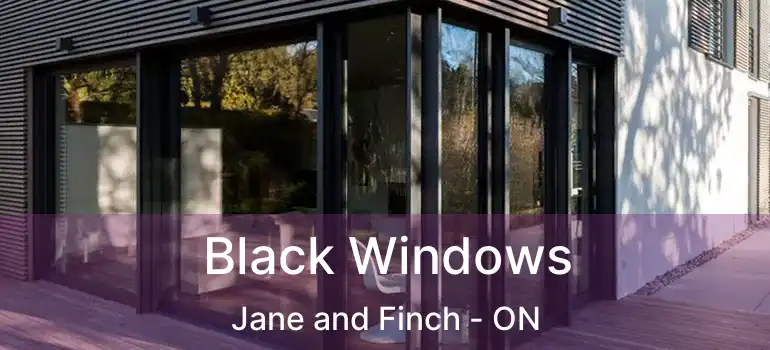  Black Windows Jane and Finch - ON