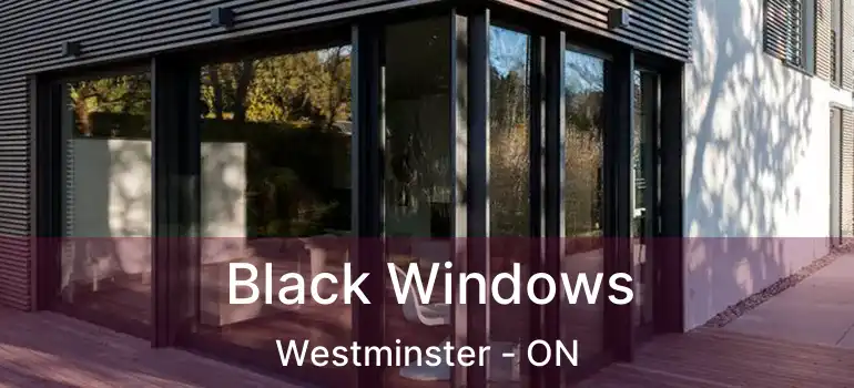  Black Windows Westminster - ON