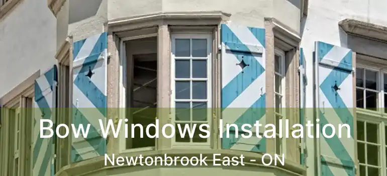  Bow Windows Installation Newtonbrook East - ON