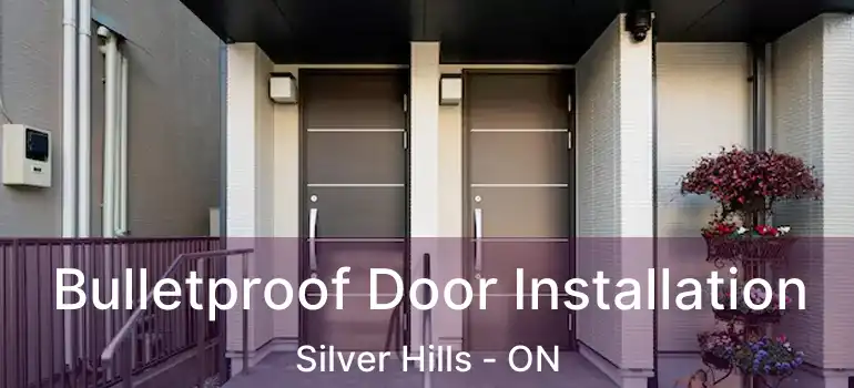  Bulletproof Door Installation Silver Hills - ON