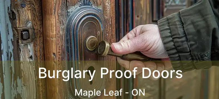  Burglary Proof Doors Maple Leaf - ON