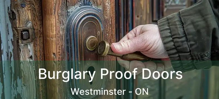  Burglary Proof Doors Westminster - ON