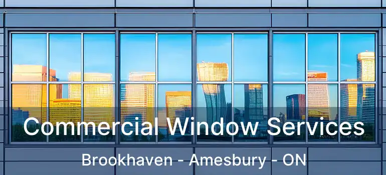  Commercial Window Services Brookhaven - Amesbury - ON