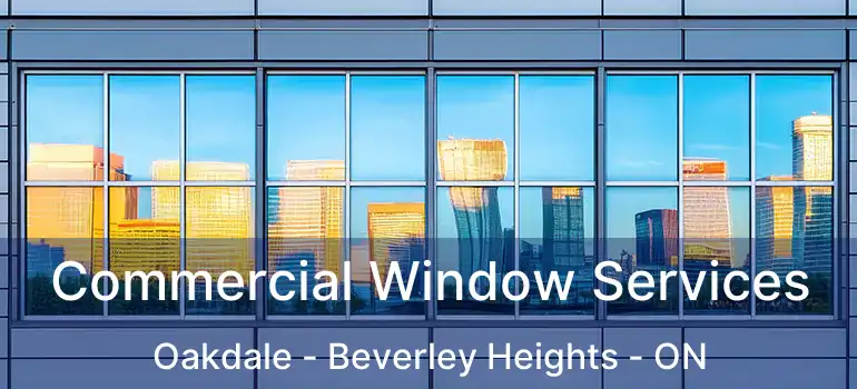  Commercial Window Services Oakdale - Beverley Heights - ON