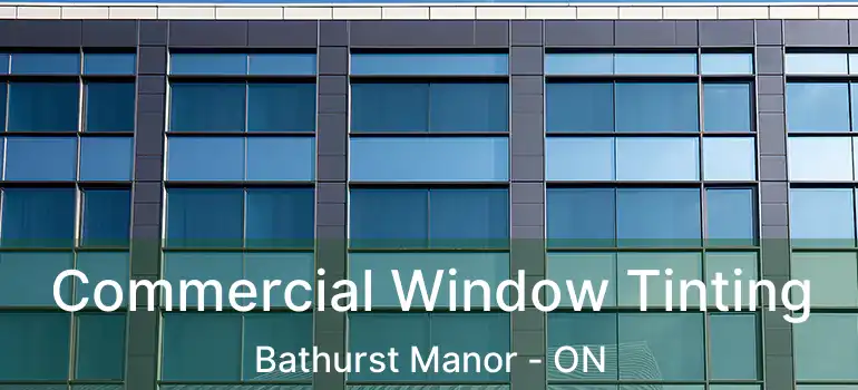  Commercial Window Tinting Bathurst Manor - ON