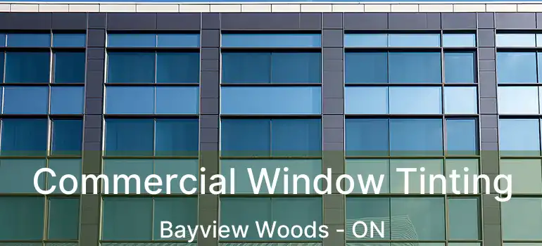  Commercial Window Tinting Bayview Woods - ON