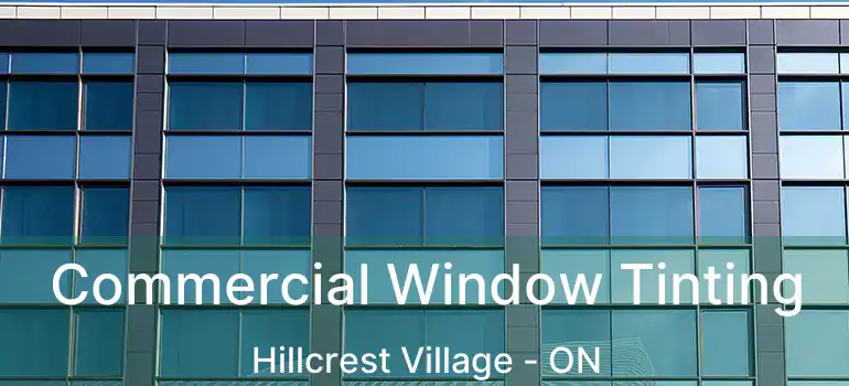  Commercial Window Tinting Hillcrest Village - ON