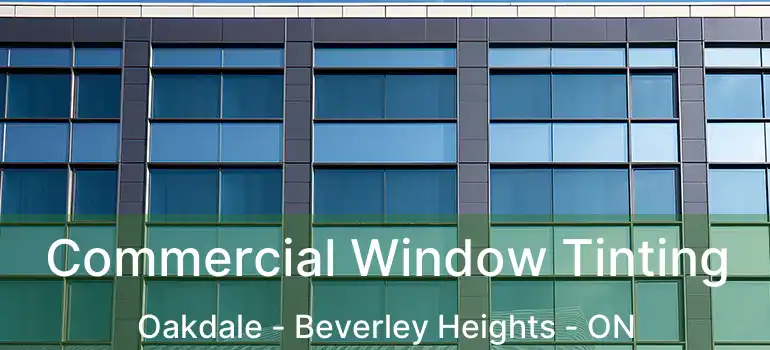  Commercial Window Tinting Oakdale - Beverley Heights - ON