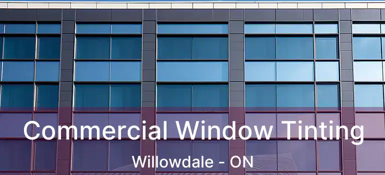  Commercial Window Tinting Willowdale - ON