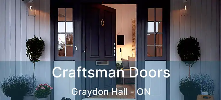  Craftsman Doors Graydon Hall - ON