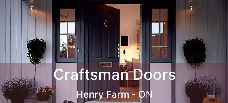 Craftsman Doors Henry Farm - ON