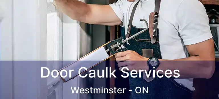  Door Caulk Services Westminster - ON