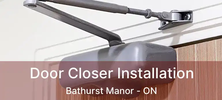  Door Closer Installation Bathurst Manor - ON