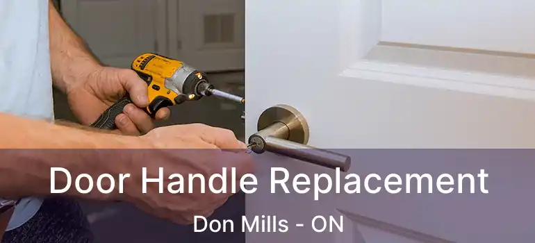  Door Handle Replacement Don Mills - ON