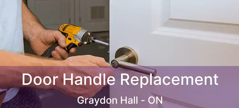  Door Handle Replacement Graydon Hall - ON