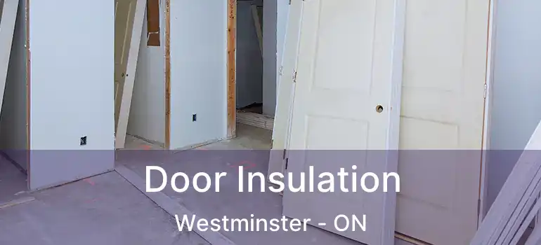  Door Insulation Westminster - ON