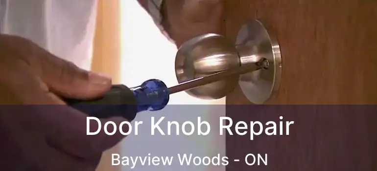  Door Knob Repair Bayview Woods - ON