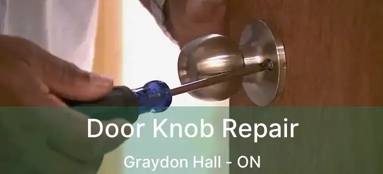  Door Knob Repair Graydon Hall - ON