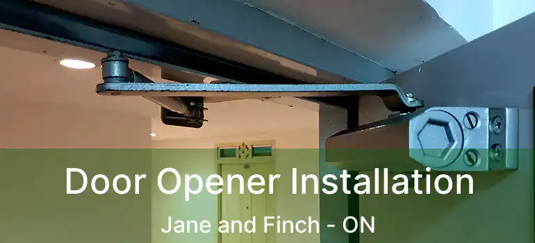  Door Opener Installation Jane and Finch - ON