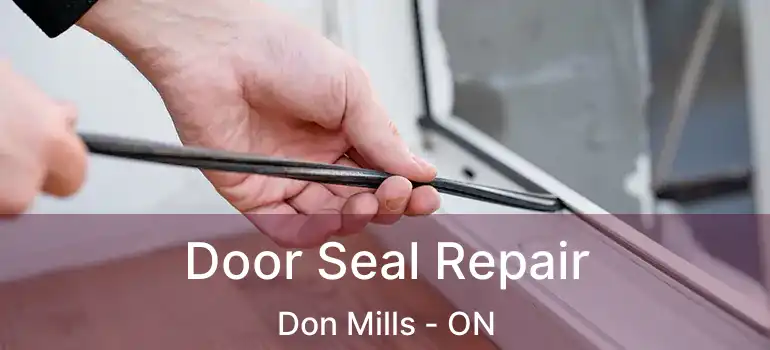  Door Seal Repair Don Mills - ON