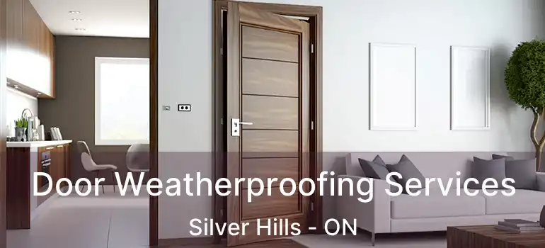  Door Weatherproofing Services Silver Hills - ON