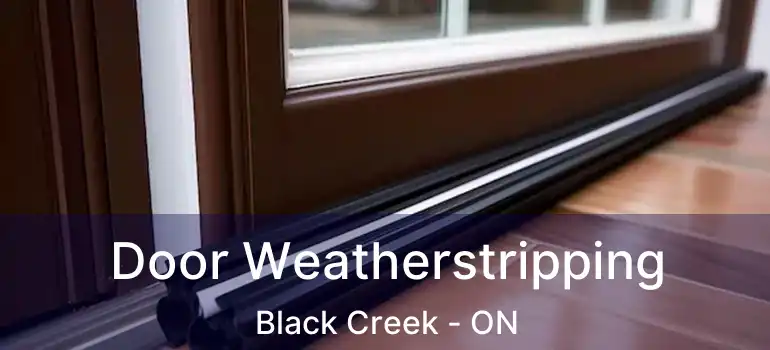  Door Weatherstripping Black Creek - ON