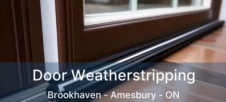  Door Weatherstripping Brookhaven - Amesbury - ON