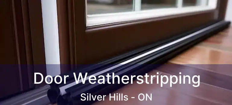  Door Weatherstripping Silver Hills - ON