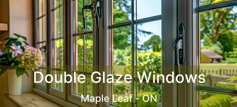  Double Glaze Windows Maple Leaf - ON