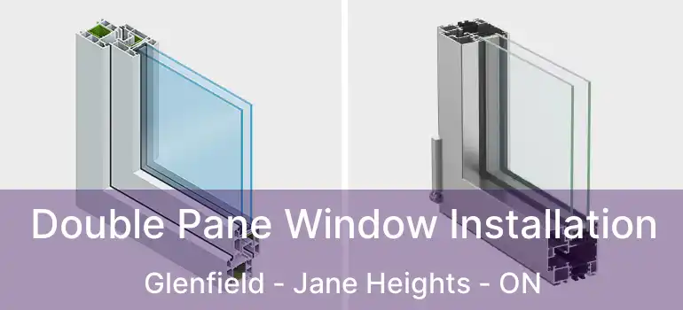  Double Pane Window Installation Glenfield - Jane Heights - ON
