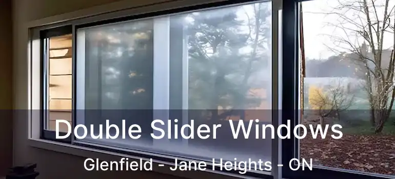  Double Slider Windows Glenfield - Jane Heights - ON