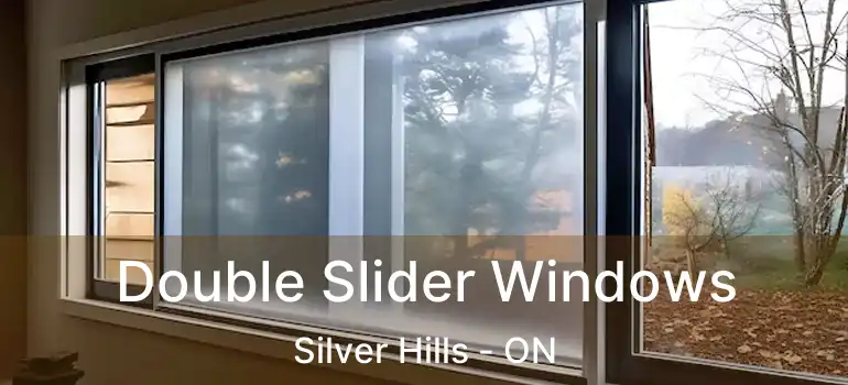  Double Slider Windows Silver Hills - ON