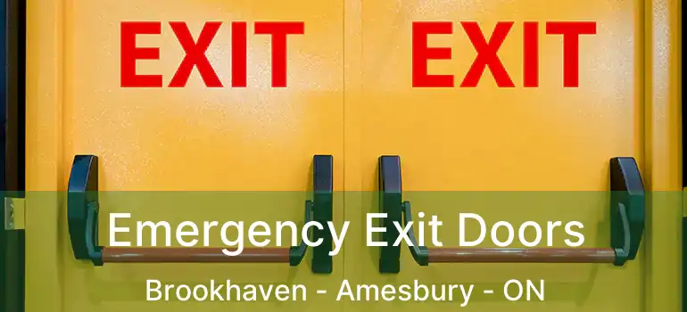 Emergency Exit Doors Brookhaven - Amesbury - ON