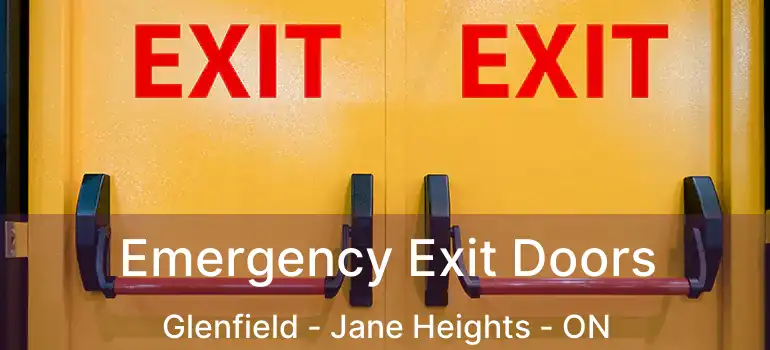  Emergency Exit Doors Glenfield - Jane Heights - ON