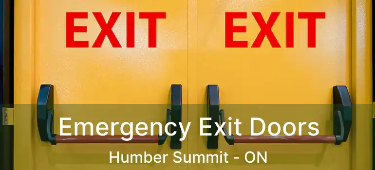  Emergency Exit Doors Humber Summit - ON